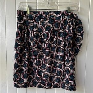 Molly Bracken Geometric Pencil Skirt NWOT Small